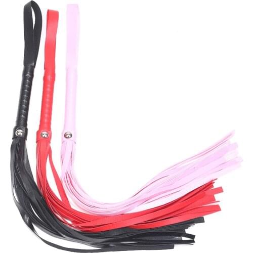 60cm PU Leather Whip Fetish Spanking Bondage Porn Sex Whip Short Whip Erotic Toys for Adults Game Whip Knout Flirting Erotic