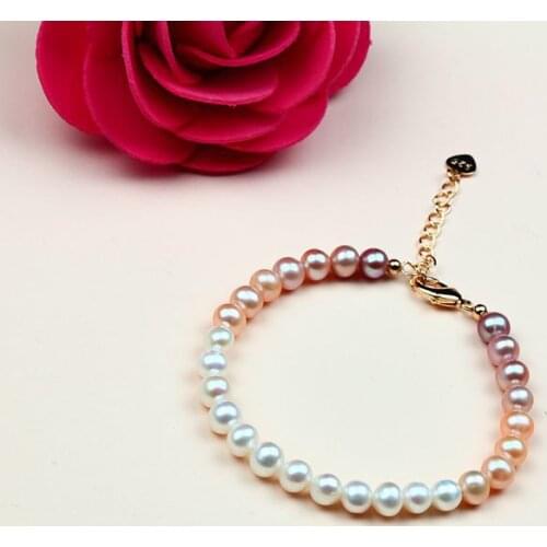 Wholesale Price HOT CHEAP Freshwater Real Natural Pearl Bracelet Bangle Jewelry for Party Gift 10pcs/lot