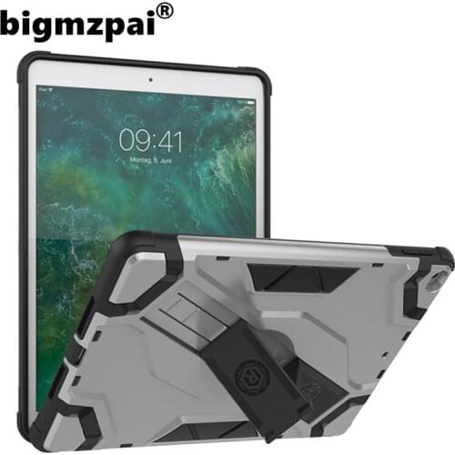 Cover for New ipad 2018 TPU+PC Stand Bracket For iPad 2017 9.7" Tablet Shockproof Armor Anti-knock case for A1822 A1823 A1893