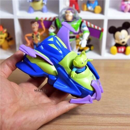 Disney 13cm Toy story Alien robot pull back car Action Figure Model Toy home decoration toys