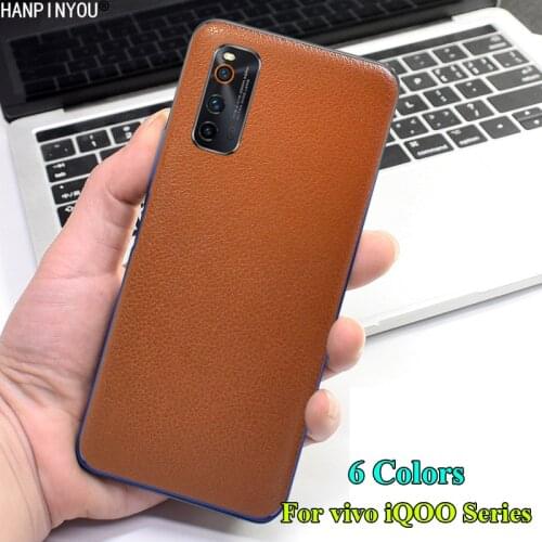 For vivo iQOO Neo Pro 3 Z1 Neo3 5G Luxury Ultra Thin Rear Back Cover Matte Decals Imitation Leather Sticker Film