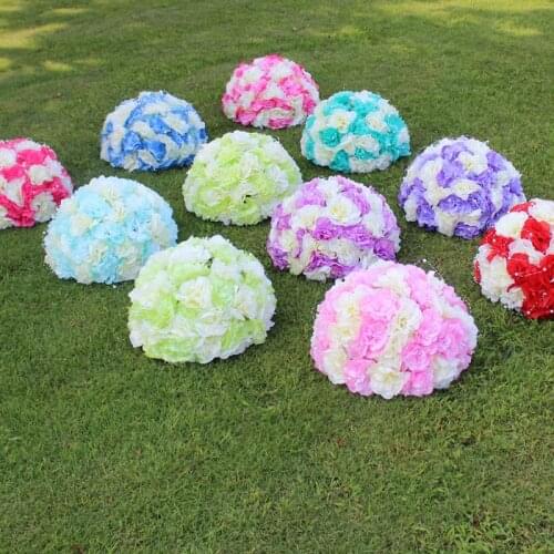 Road lead wedding flower set decoration party flower buqets for roman pillar or wedding column 10pcs/lot wedding decoration