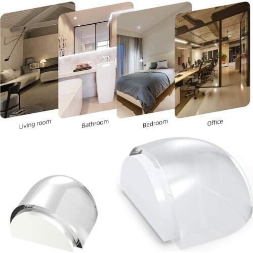 Door Stopper Door Holder Catch Hardware Tools Equipment 1PC Office No Need Punch Self Adhesive Door Stop Furniture Fittings