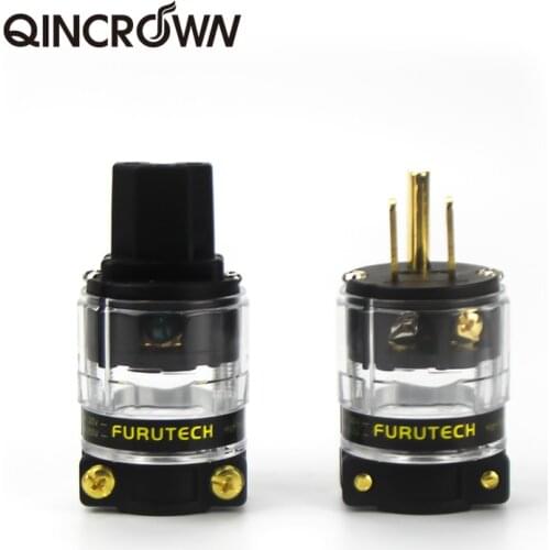 FURUTECH FI-11M (Cu) / FI-11 Cu HIFI Audio Power Plug 24K Gold plated IEC Connector plug US 15A/125V