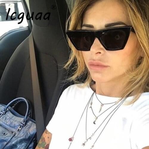 Personality Irregular Square Sunglasses Cat Eye Glasses очки солнечные мужские gafas de sol UV400 Sunglasses