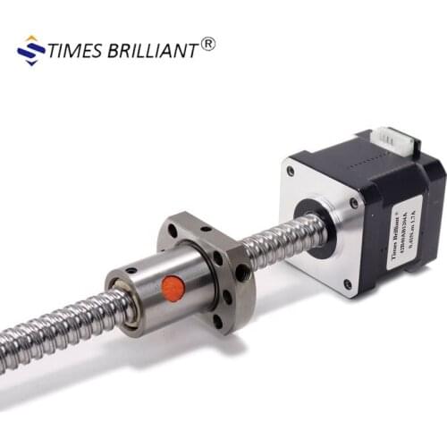 China suppliers 1204/1605 Ball Screw linear stepper motor 0.45NM Nema 17 Leadscrew Stepper Motor For 3D Print