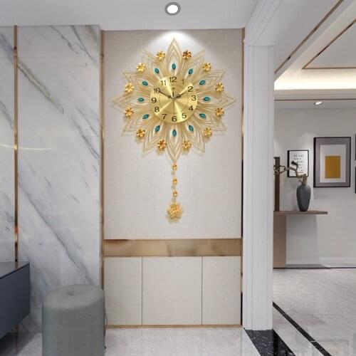 Fashion watches wall clock living room simple quartz clock creative personality decoration silent bedroom pocket watch