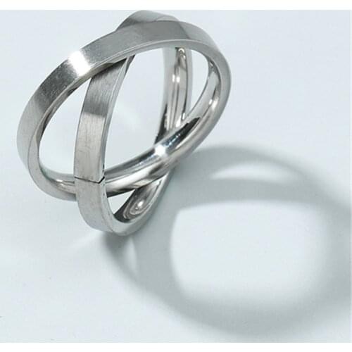 MOREDEAR Fashion Double Loop Ring For Men And Women