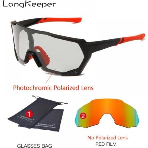 Polarized Photochromic Sunglasses Men Oversized Discoloration Driving Goggle Male Outdoor Sports Fishing Sun Glasses UV400 Gafas