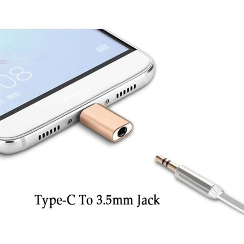 Type-C To 3.5mm Earphone Jack Plug And Play Audio Converter Interface USB Cable Adapter Head Mobile Phone Charging Accessories