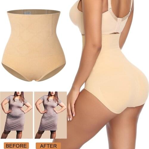 Sexy Waist Trainer Tummy Control Pants High Waist Shaping Knickers Shapewear Panties for Women Slimming Underwear Butt Lifter