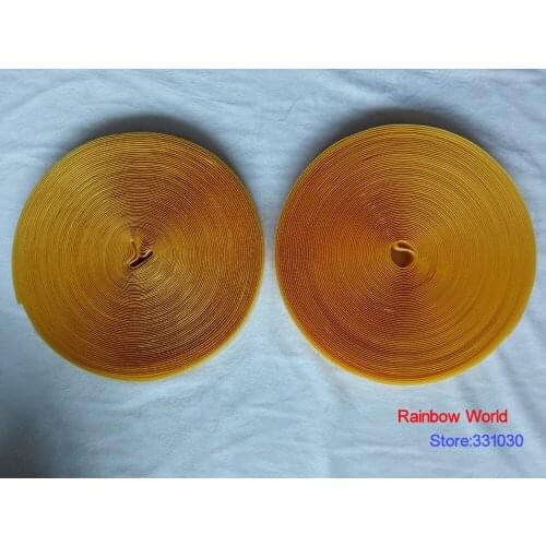 14# golden Fastener Magic Tape Hook and Loop for DIY stick fabric bag garment clothes toy width 2cm (2 meters/pack)