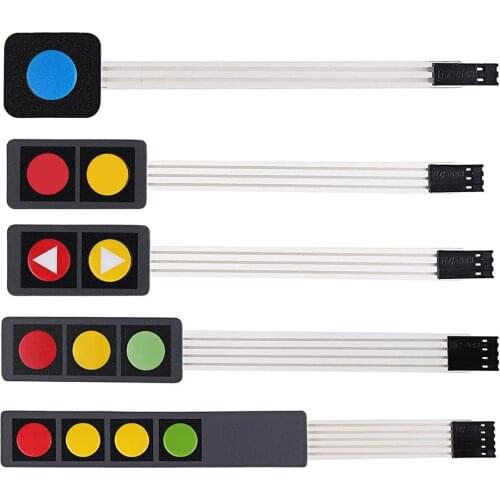 1 2 3 4 Key Button Press Film Switch M atrix Array Keyboard Keypad Control Panel Pad DIY Kit For Arduino