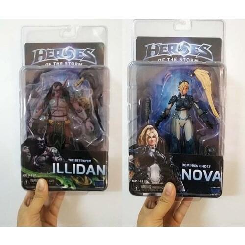 15cm NECA Heroes Of The Storm Sylvanas Nova Tyrael Arthas Illidan Action Figure Model Toys Doll For Gift