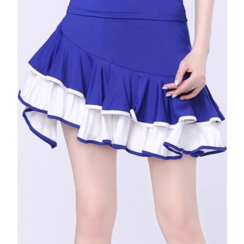 2018 latin dance skirt women Lady Latin Dance Skirt Samba Tango irregular Dresses For Dancing Practice Performamnce