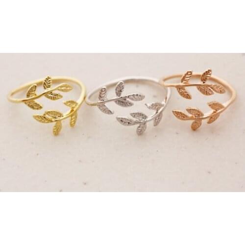 30PCS/lot Fashion leaves pattern rings for women