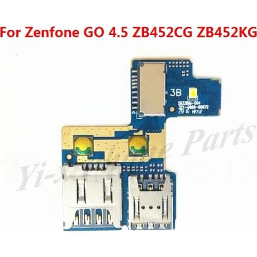 5pcs/lot For ASUS Zenfone GO 4.5 ZB452CG ZB452KG SIM Card Reader Holder tray Connector Slot Flex Cable Replacement Parts
