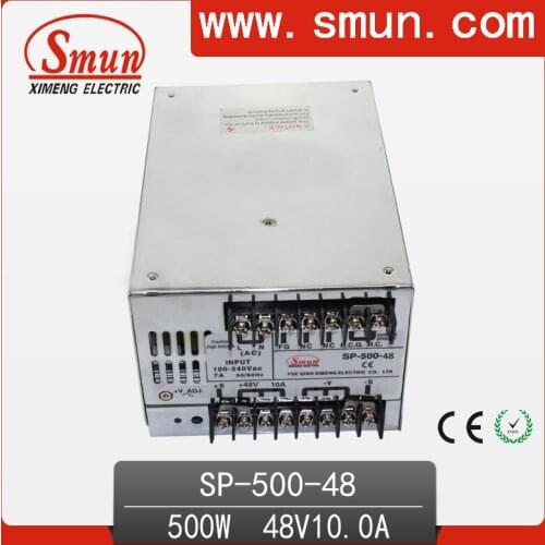 500W 48V with PFC Single Output Switching Power Supply with CE ROHS from China Supplier Industrial and Led Used