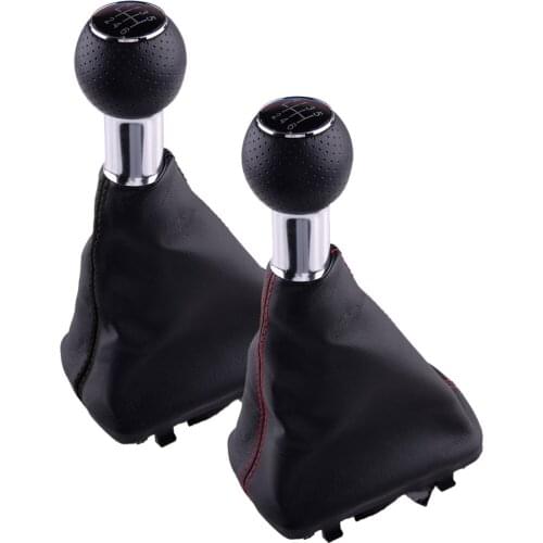 6 Speed Gear Shift Knob Gaiter Boot Fit For Audi A3 S3 2004 2005 2006-2008 8L0863278BJ Accessories