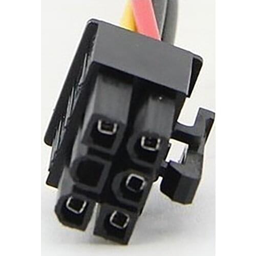 ATX IDE Molex Power Dual 4 To 6-Pin PCI Express PCIe Video Card Adapter Cable for PCI Express cards 20J27