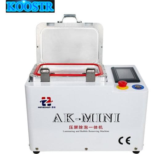 2021 Newest upgrated AK- MINI LCD Touch Screen Repair Automatic Bubble Removing Machine OCA Vacuum Laminating Machine