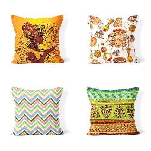 Belnido Home Premium African Quad Set Pillow decorate Case
