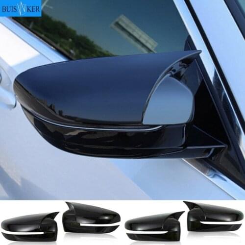 For BMW G20 G28 2020 Car styling Carbon fiber rearview mirror Shell frame door Horn decoration Covers Stickers Auto accessories