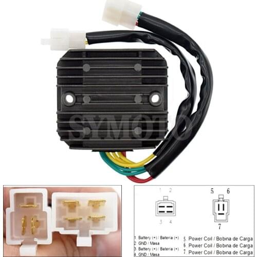 For Honda CBR600F HURRICANE CBR600 F 1987 1988 1989 1990 VTR250 INTERCEPTOR 1988-1990 Motorcycle Voltage Regulator Rectifier 12V