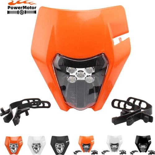 Motorcycle Headlight Supermoto Headlamp For EXC EXCF SXF SX XC XCW XCF XCFW 125 150 250 350 450 530 Enduro Motocross 6 Products