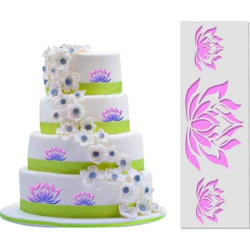 Cake Mold DIY Lace Decoration Tool For Party Wedding Painting Scrapbook Template Wedding Cake Design Painting Stencil Decorating