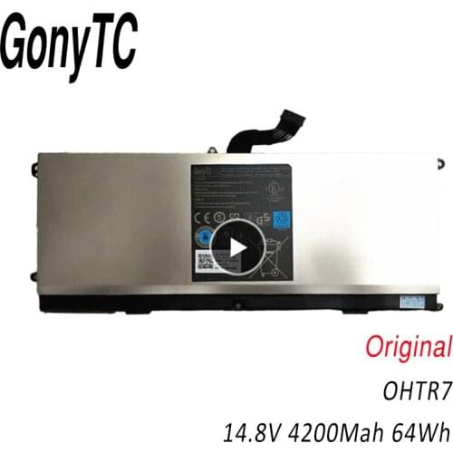 GONYTC OHTR7 14.8v 64WH New Original Laptop Battery for Dell XPS 15z L511Z OHTR7 0HTR7 NMV5C 0NMV5C 75WY2 075WY2