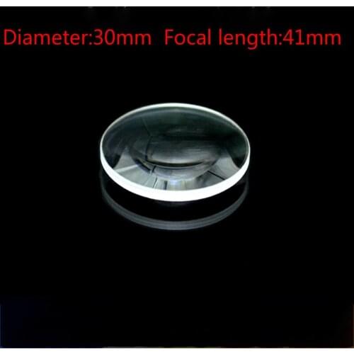 K9 Biconvex Lens D30mm F=41mm Optical Lens/optical Element/precision Optical Lens