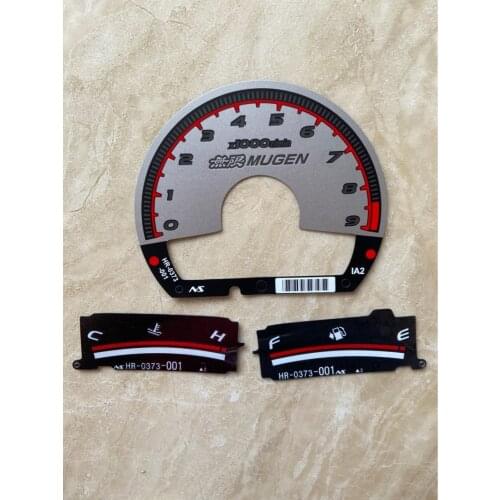 Gauge Faces Overlay Type-R for Honda Civic FA5 FG2 FA1 FD1 Fk Fg 06-11 Si Mugen Spoon Retrofit