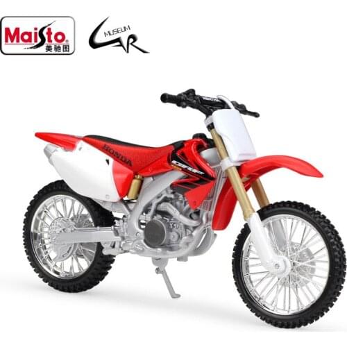 Maisto 1:12 HONDA CRF450R Model Car Simulation Alloy Motorcycle Metal Toy Car Childrens Toy Gift Collection
