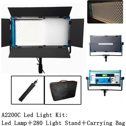 APP & Remote Control RGB Soft LED Lamp Photography Continuous Light Set Photo Studio Video Film Light + tripod + handbag