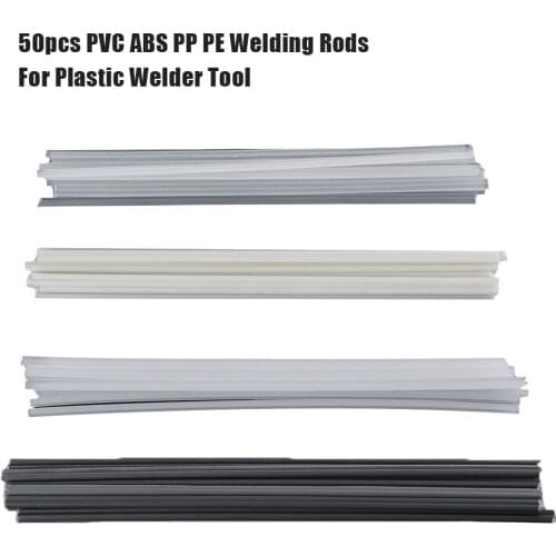 50Pcs Plastic Welding Rods Bumper Repair ABS/PP/PVC/PE Welding Sticks Welding Soldering Tool Supplies Accessories