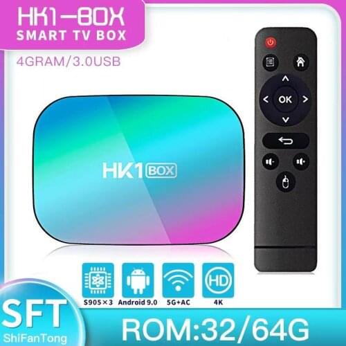 HK1BOX Android 9.0 TV Box Smart S905X3 Dual Wifi 1080P 8K 1000M 32GB 64GB 128GB Smart Media Player PK H96 MAX X96Q
