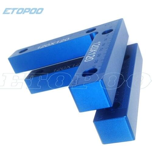 120/160/200mm Aluminum Alloy 90 Degree Positioning Squares L Shape Corner Clamp Wood Metal Welding Fixing Tool Woodworking Tools