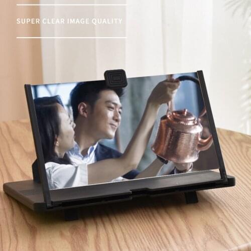 Universal Mobile Phone Screen Magnifier 3D HD Video Amplifier Smart Phone Stand Bracket Make Things Clearer Reduce Eye Strain