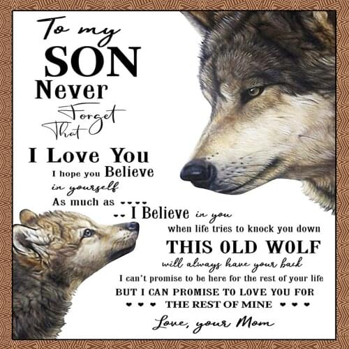 Cartoon Throw Thicken Flannel Blanket For To My Daughter Or Son Letter 3D Printed Blanket Child For Christmas Gift Warm Blankets