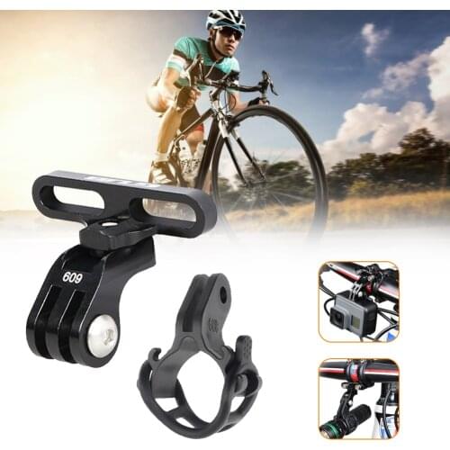 Bicycle Handlebar Stem Mount Rack For Sports Camera Mount Bicycle Holder Adapter Mount For GoPro Camera Flashlight
