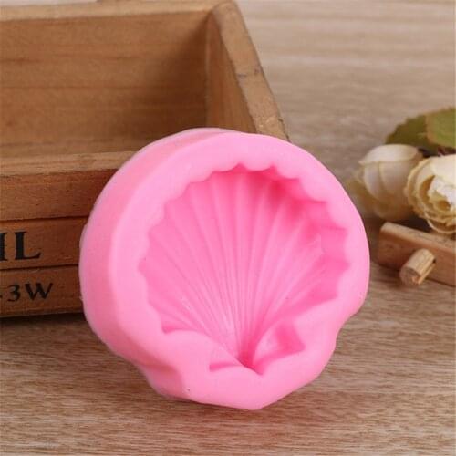3D Seashell Candle Mould Scented Candle Mold Handmade Candle Making Shell Aromatherapy Plaster Molds Plastic Scallop Soap Mold