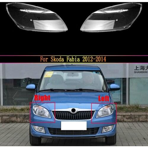 Car Headlamp Lens For Skoda Fabia 2012 2013 2014 Car Auto Shell Cover