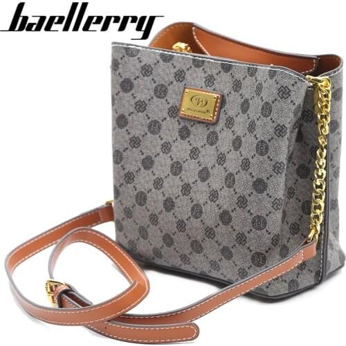 Baellerry woemn shoulder bags high quality designer crossbody bags for lady vintage messenger bag leather handbags Luxury