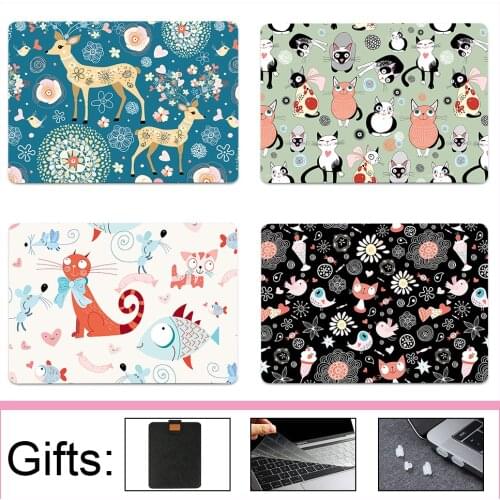 Sanmubaba Laptop Case For Macbook Pro Air 11 12 13 15 16 inch Funda Cute Cartoon Laptop Sleeve Cover A2289 A1706 A2337 A2338