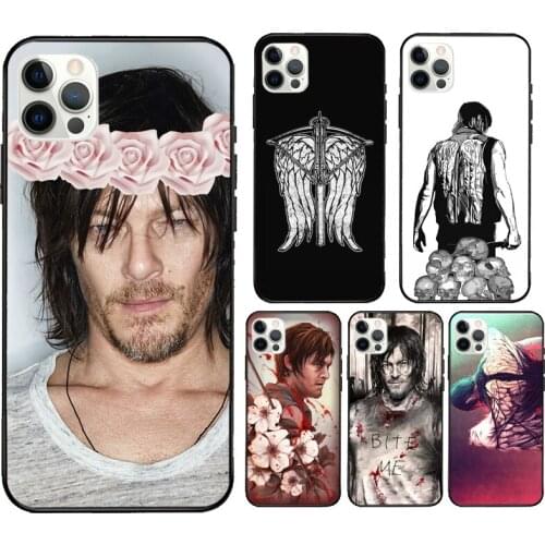 The Walking Dead Daryl Dixon Phone Case For iPhone 11 Pro Max 12 mini 6S 7 8 Plus X XS Max SE 2020 XR Cover Coque