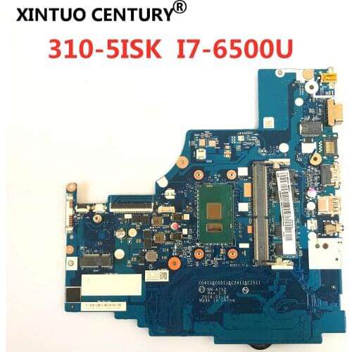 For Lenovo 310-15ISK 510-15ISK notebook motherboard CG411&CG511&CZ411&CZ511 NM-A752 CPU i7 6500U RAM 4G 100% test work