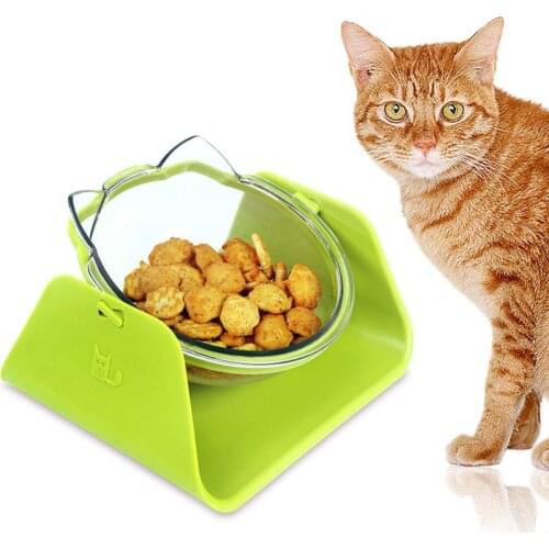 Food Bowl With Stand Elevated Pet Kitten Water Dish Feeder Bowls Perfect for Cat and Small Dogs Ergonomic Adjustable Feed#290911