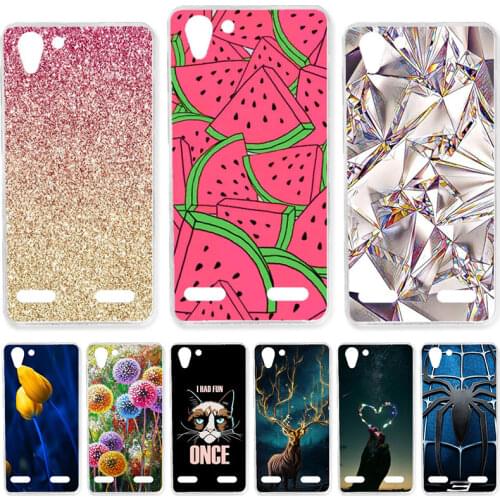 TAOYUNXI Soft TPU Case For Lenovo Vibe K5 K5 Plus Cases For Lemon 3 K32C36 A6020 A6020a46 A6020a40 5.0 inch DIY Painted Covers