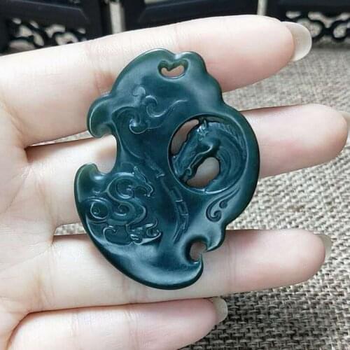 Natural Hetian Jade Horse Pendant Necklace Can Be Worn By Both Men And Women For Safety